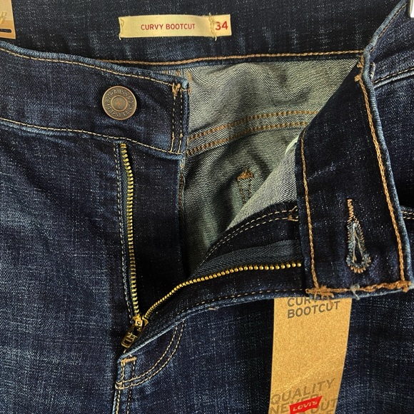 NWT Levi’s Sculpt Curvy Bootcut Mid Rise Stretch Jeans Women’s 18 Medium W34 L30 - Picture 10 of 16